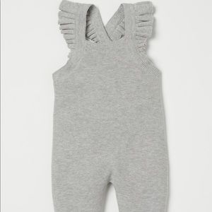 H&M 12M Knit Overalls